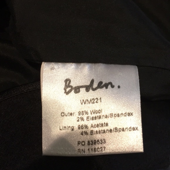 Boden  black wool pants Sz UK 8RUS4 - Picture 8 of 8